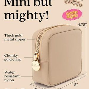 Embla makeup bags, mini's, small, and large